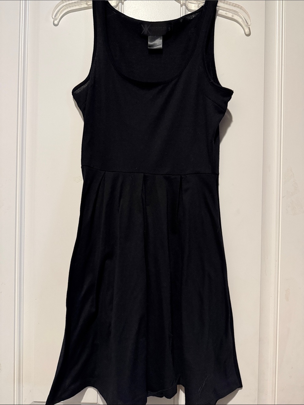 Kardashian Kollection Black Sleeveless Midi Dress